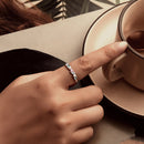 925 Sterling Silver Ring with Nano Opal Stone, Size 6, for Women-5