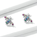 925 Sterling Silver Pavé Setting CZ Earrings for Women-2