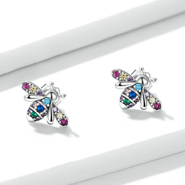 925 Sterling Silver Pavé Setting CZ Earrings for Women - 0