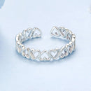 925 Sterling Silver Oxidized Silver 0.4cm Wide Ring-3