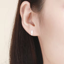 925 Sterling Silver Earrings with Platinum Plating for Women-7