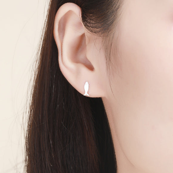 925 Sterling Silver Earrings with Platinum Plating for Women