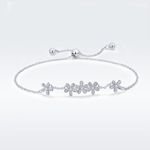 925 Sterling Silver Bracelet 22cm for Women