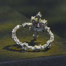 925 Sterling Silver Pavé Setting CZ Ring for Women-1