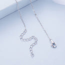 925 Sterling Silver Necklace with Quality Shell Pearl & Platinum Plating, 380mm Length for Women-6
