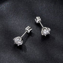 925 Sterling Silver 0.5 Carat Moissanite Earrings for Women-5