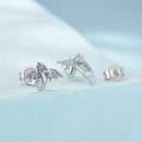 925 Sterling Silver Earrings with Oxidized Finish, 0.7*1.1cm-2