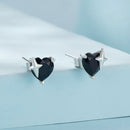 925 Sterling Silver Earrings with Pavé Setting and CZ-3
