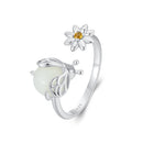 925 Sterling Silver Width 1.8mm Pavé Setting CZ Luminous Stone Ring-4
