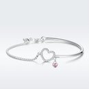925 Sterling Silver Bracelet 19cm for Women-5