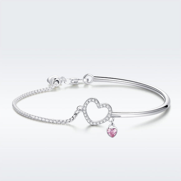925 Sterling Silver Bracelet 19cm for Women