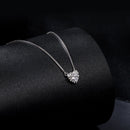925 Sterling Silver 4mm 0.245ct Moissanite Necklace for Women-3