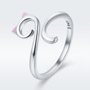 S925 Sterling Silver Adjustable Ring for Women-2