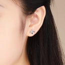 925 Sterling Silver Earrings with Pavé Setting CZ for Women-6