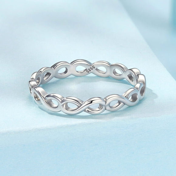 925 Sterling Silver Oxidized Rings Size 6 for Women