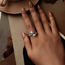 925 Sterling Silver Plated Gold Ring for Women-6