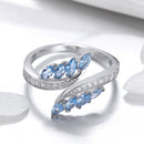 925 Sterling Silver Plated Platinum Pavé CZ Ring for Women-4