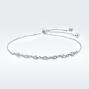 925 Sterling Silver Bracelet 22cm for Women-4