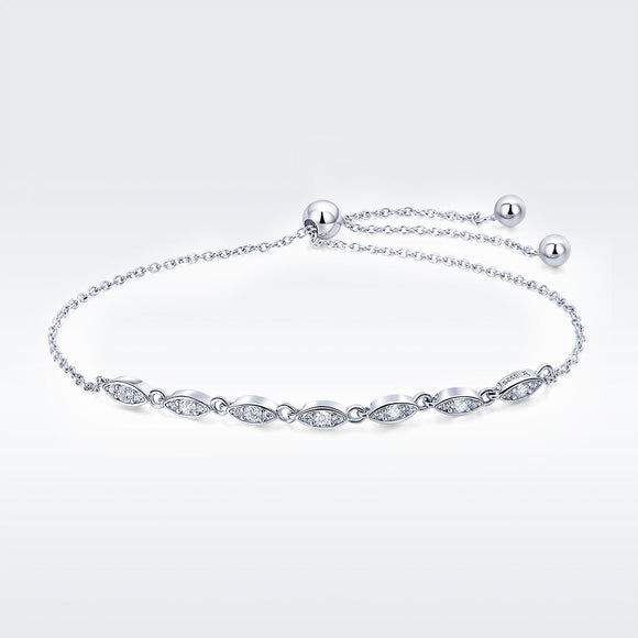 925 Sterling Silver Bracelet 22cm for Women
