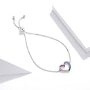 925 Sterling Silver Bracelet with Pavé Setting CZ-2