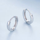 925 Sterling Silver Earrings for Women - Style A, 1.1x0.2cm, Platinum Plated-4