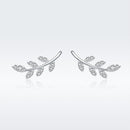 925 Sterling Silver Earrings with CZ-4