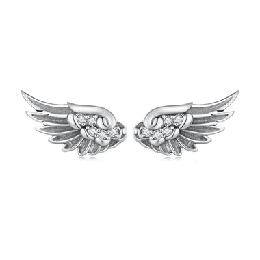 925 Sterling Silver Oxidized Pavé CZ Earrings - 0