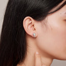 925 Sterling Silver Plated Moonstone Earrings with CZ for Women-6