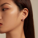 925 Sterling Silver Opal Earrings with Platinum Plating for Women-9
