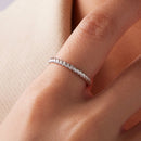 925 Sterling Silver White Gold Plated Ring for Women-6