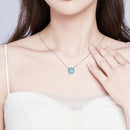 925 Sterling Silver Necklace 40+5cm Pendant 1.2*1.2cm for Women-6