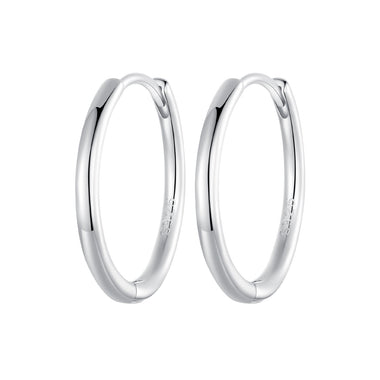 925 Sterling Silver & White Gold Plated Earrings for Women