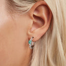 925 Sterling Silver Pavé Setting CZ Earrings for Women-6