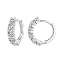 925 Sterling Silver 0.20 Carat Moissanite Earrings for Women-2