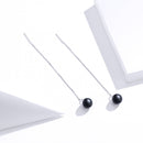 925 Sterling Silver Earrings with Quality Shell Pearl for Women-2