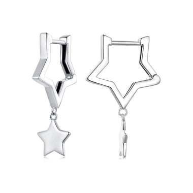 925 Sterling Silver Earrings 25*8mm for Women - 0