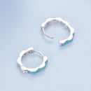 925 Sterling Silver Enamel Plated Earrings for Women-5