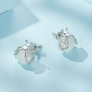 925 Sterling Silver Luminous Stone Earrings-6