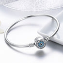 925 Sterling Silver Bracelets Size 17.0 for Women-4