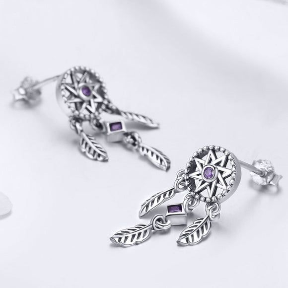 S925 Sterling Silver Pavé Setting CZ Earrings