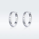 925 Sterling Silver Earrings with Pavé Setting CZ for Women-4