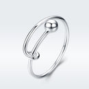 925 Sterling Silver Rings 0.4cm Width for Women-2