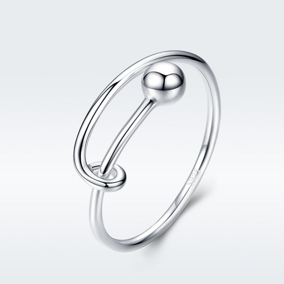 925 Sterling Silver Rings 0.4cm Width for Women