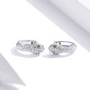 925 Sterling Silver Earrings with Plated Platinum and CZ for Women-3