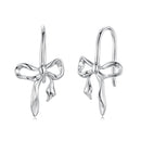 925 Sterling Silver Earrings 1.8cm x 1.0cm for Women-1