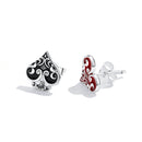 S925 Sterling Silver Oxidized Earrings with Enamel - Perfect for Any Occasion-4