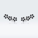 925 Sterling Silver Earrings with Pavé Setting CZ-4