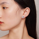 925 Sterling Silver Earrings with Enamel and CZ for Women-7