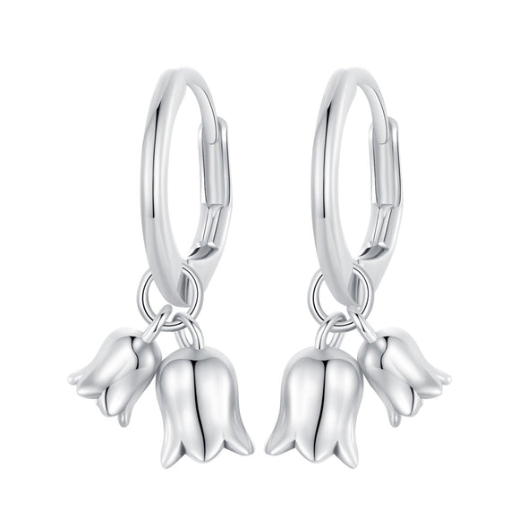 925 Sterling Silver Earrings for Women 20*10mm Oxidized Jewelry