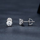 925 Sterling Silver Moissanite Earrings for Women-6